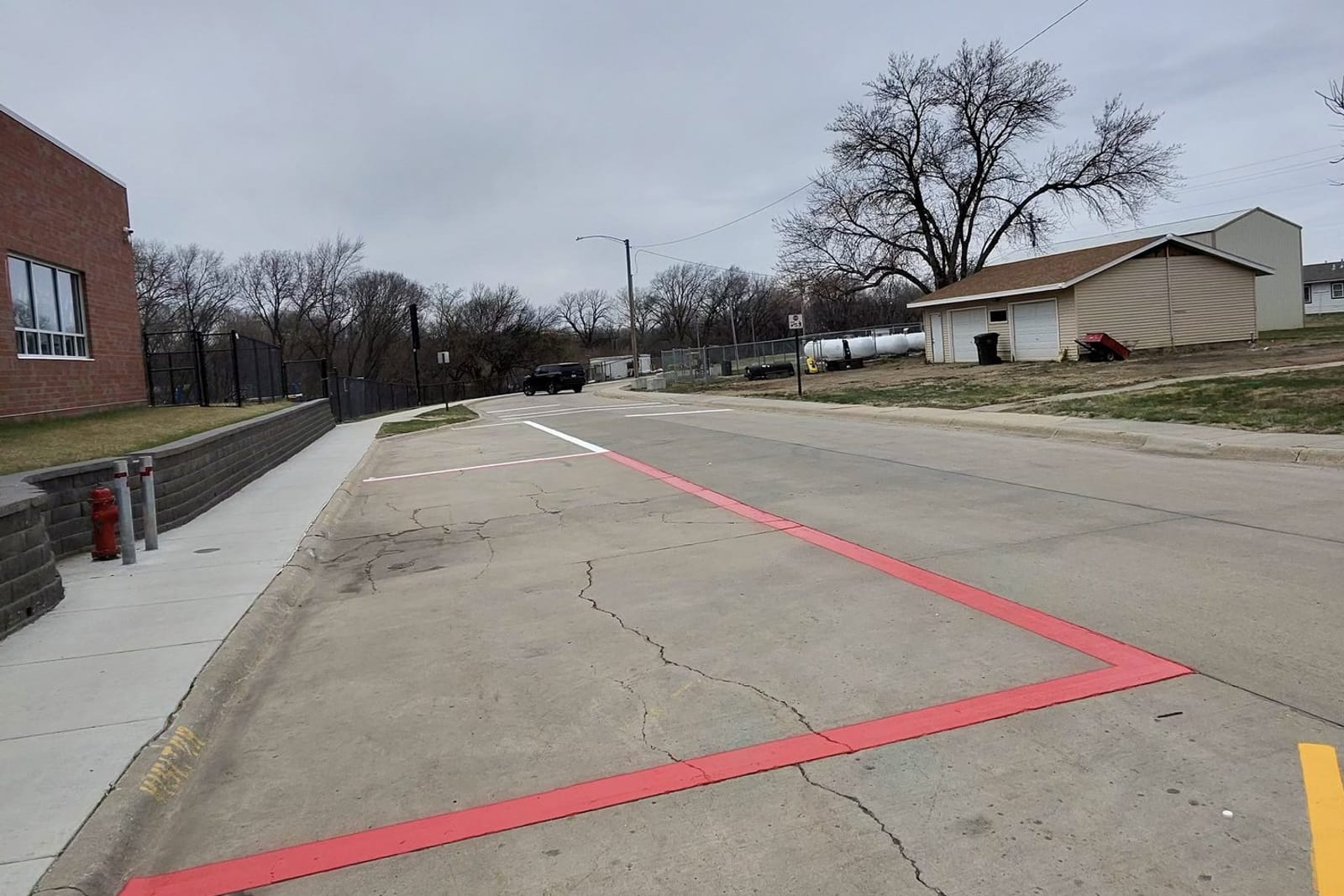 What does parking lot striping cost in Nebraska?
